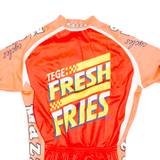 Cycling Mens Jersey Red Full Zip M