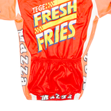 Cycling Mens Jersey Red Full Zip M