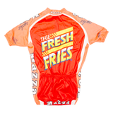 Cycling Mens Jersey Red Full Zip M