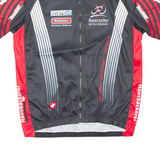 Cycling Mens Jersey Black Full Zip XL