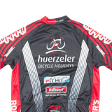 Cycling Mens Jersey Black Full Zip XL