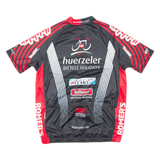 Cycling Mens Jersey Black Full Zip XL