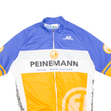 Cycling Mens Jersey Orange Full Zip XL