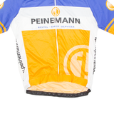 Cycling Mens Jersey Orange Full Zip XL