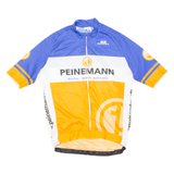 Cycling Mens Jersey Orange Full Zip XL