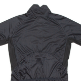 Cycling Mens Jersey Black Full Zip XL