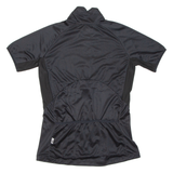 Cycling Mens Jersey Black Full Zip XL