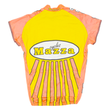 Cycling Mens Jersey Orange Full Zip S