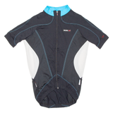 Cycling Mens Jersey Black Full Zip S