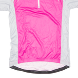 Cycling Womens Jersey Pink 1/4 Zip S