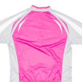 Cycling Womens Jersey Pink 1/4 Zip S