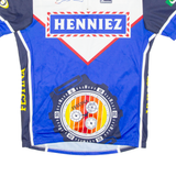 Cycling Mens Jersey Blue 1/4 Zip 2XL