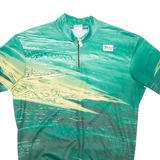 Cycling Mens Jersey Green 1/4 Zip XL