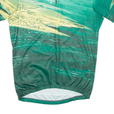 Cycling Mens Jersey Green 1/4 Zip XL