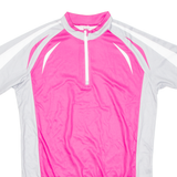 Cycling Womens Jersey Pink 1/4 Zip M