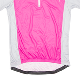 Cycling Womens Jersey Pink 1/4 Zip M