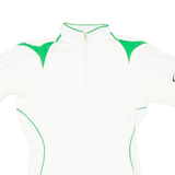 Cycling Womens Jersey White 1/4 Zip S