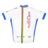Cycling Mens Jersey White 1/2 Zip XL