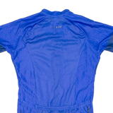 Cycling Mens Jersey Blue Full Zip S