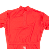 Cycling Womens Jersey Red 1/4 Zip S