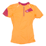 Cycling Womens Jersey Orange 1/4 Zip S