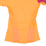 Cycling Womens Jersey Orange 1/4 Zip S