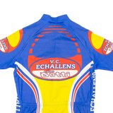 Cycling Mens Jersey Blue 1/2 Zip S