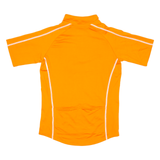 CROSSWAVE Cycling Mens Jersey Orange 1/4 Zip S