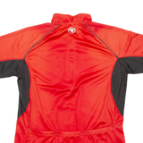 Cycling Mens Jersey Red 1/4 Zip M