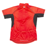 Cycling Mens Jersey Red 1/4 Zip M