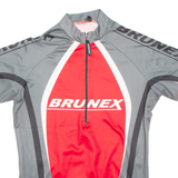 Cycling Mens Jersey Red 1/2 Zip S