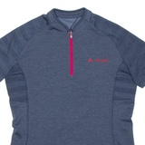 Cycling Mens Jersey Blue 1/4 Zip XS