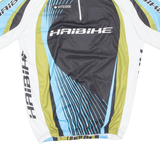 Cycling Mens Jersey Blue 1/4 Zip M