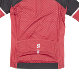 Cycling Mens Jersey Red 1/4 Zip S
