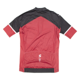 Cycling Mens Jersey Red 1/4 Zip S