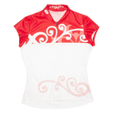 Cycling Womens Jersey Red 1/2 Zip S