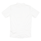 Cycling Mens Jersey White 1/4 Zip M