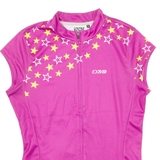 Cycling Womens Jersey Purple Full Zip M