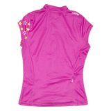 Cycling Womens Jersey Purple Full Zip M