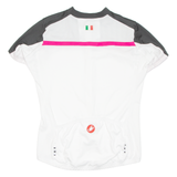 Cycling Womens Jersey White 1/2 Zip L