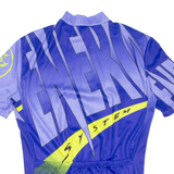 Cycling Mens Jersey Purple 1/4 Zip L