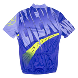 Cycling Mens Jersey Purple 1/4 Zip L