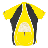 Cycling Mens Jersey Yellow 1/2 Zip L