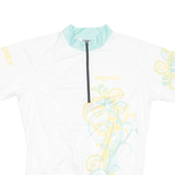 Cycling Mens Jersey White 1/4 Zip XL