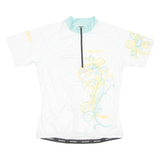 Cycling Mens Jersey White 1/4 Zip XL
