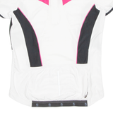 Cycling Womens Jersey White 1/4 Zip L