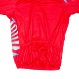 REEBOK Cycling Mens Jersey Red 1/4 Zip XL
