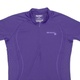 Cycling Womens Jersey Purple 1/2 Zip L