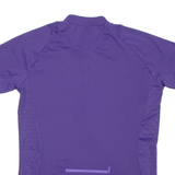 Cycling Womens Jersey Purple 1/2 Zip L