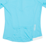 Cycling Womens Jersey Blue 1/4 Zip S